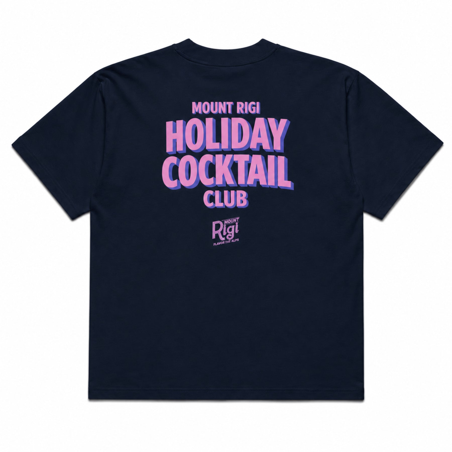Mount Rigi Holiday Cocktail Club Organic Oversized T-Shirt